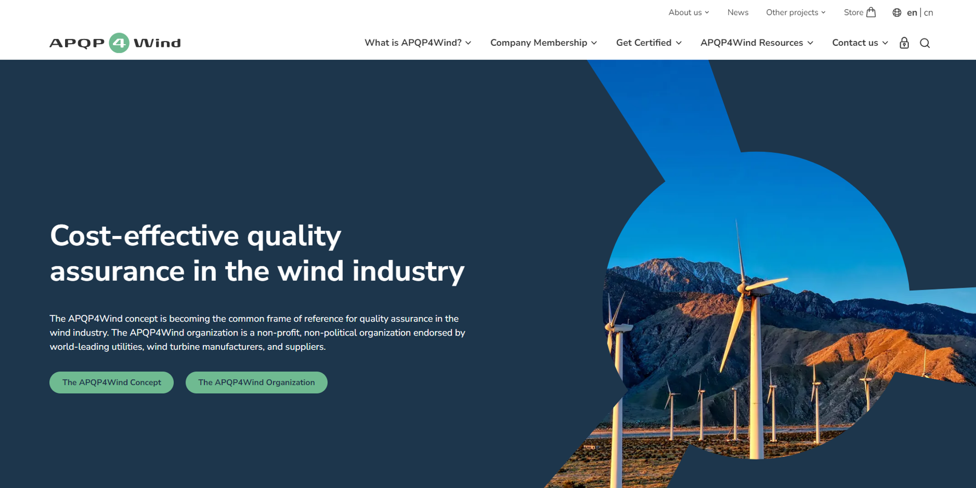 Screenshot Of New Website